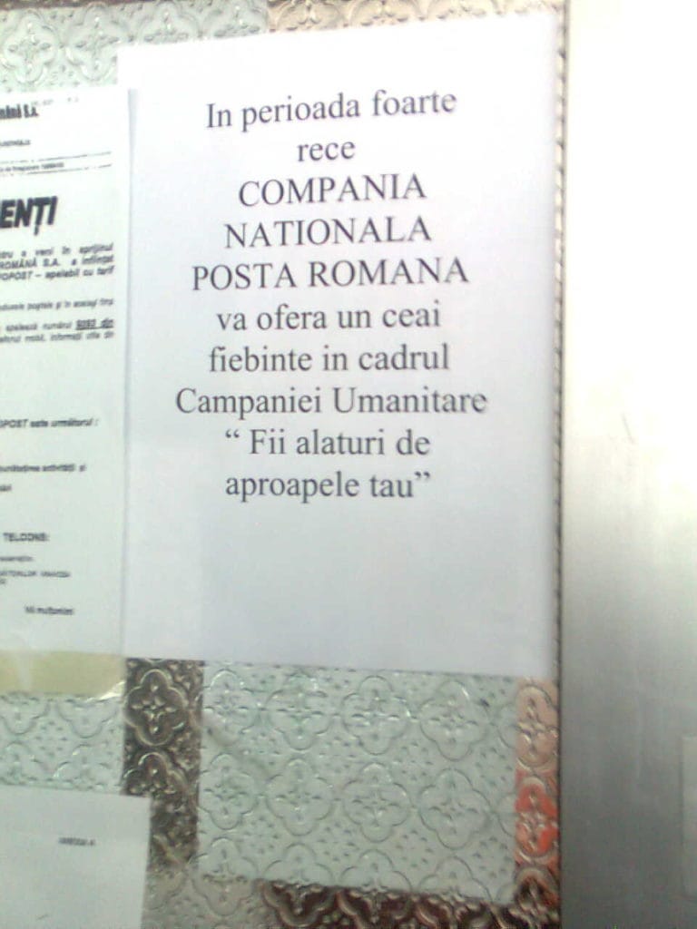 Campanie interesantă de la Poşta Română 1 | Cristian Florea