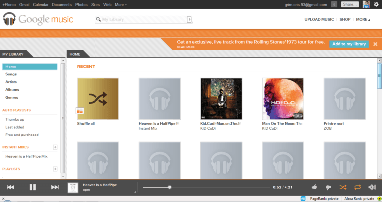 google music home