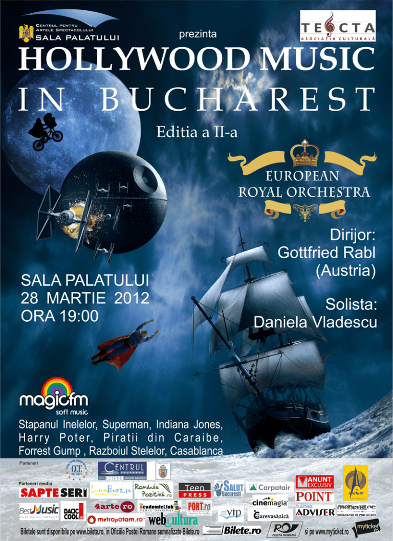 Afis Hollywood Music in Bucharest II