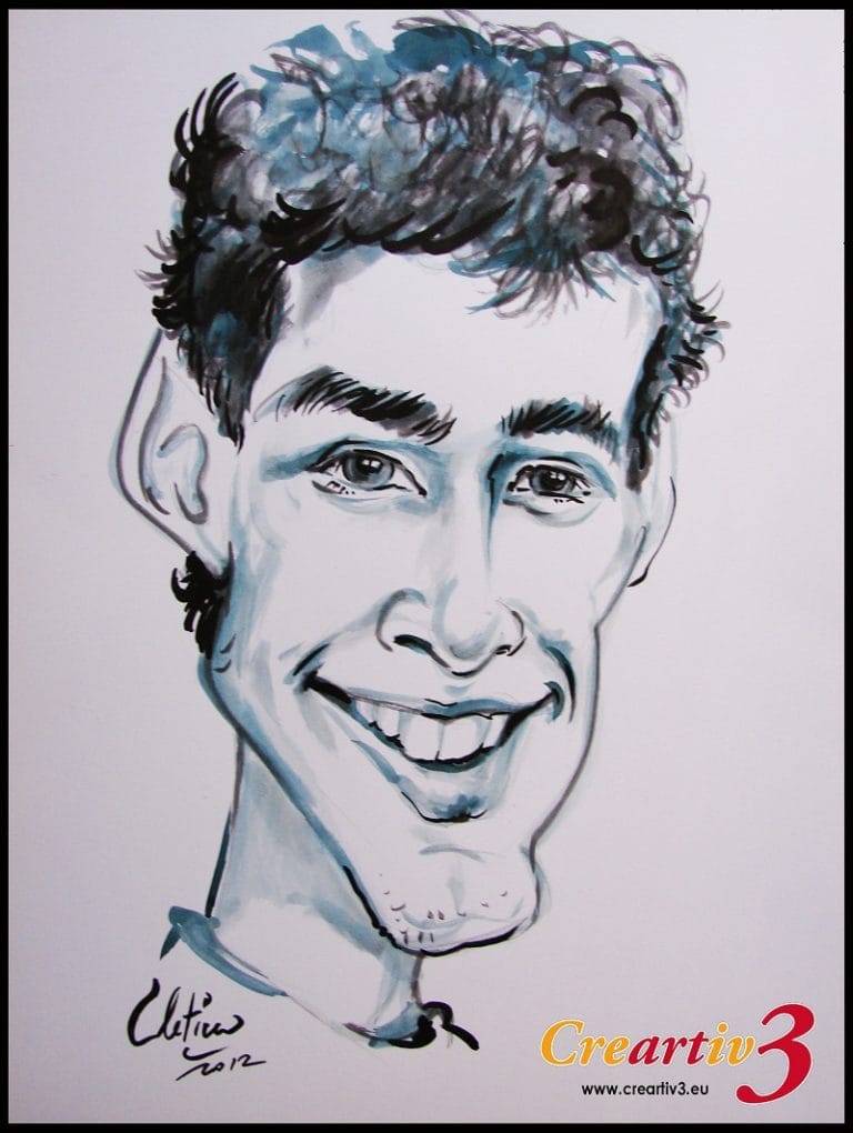 caricatura cristian florea