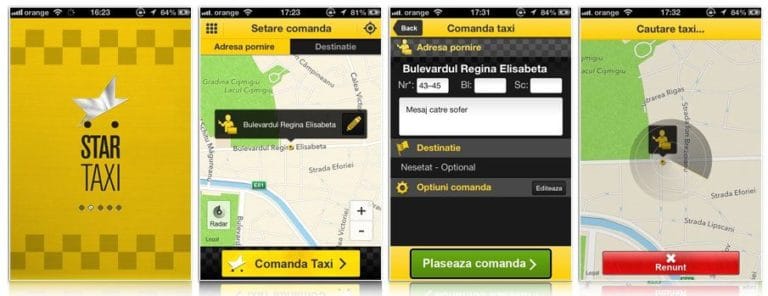 comanda taxi online - star taxi
