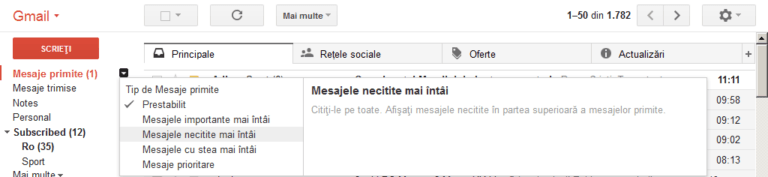 Cum să dezactivezi noul design de la GMail 30 | Cristian Florea