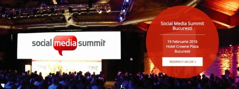 Au început înscrierile la Social Media Summit București, primul eveniment de Social Media din acest an 1 | Cristian Florea