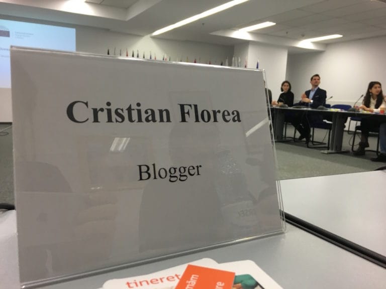 cristian florea - blogger - intalnire cu tineri Erasmus