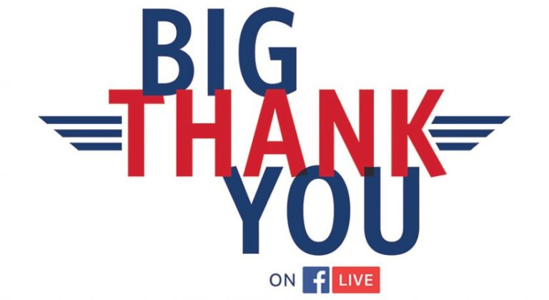 delta air lines - big thank you