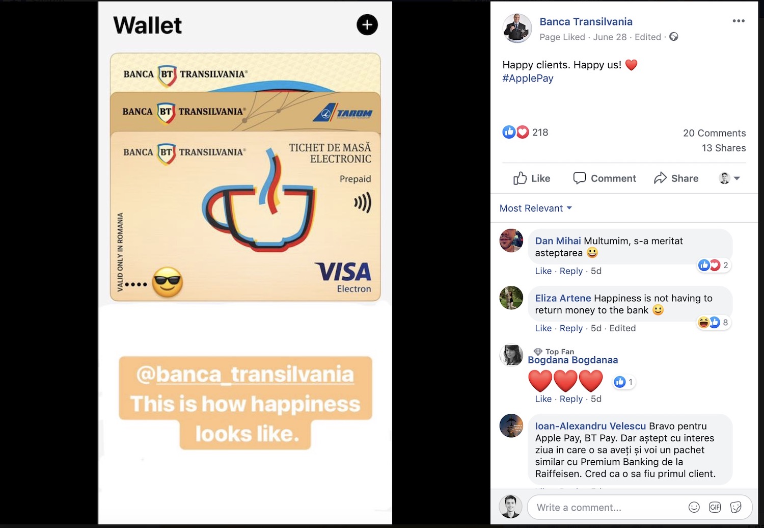 Cum au comunicat băncile lansarea Apple Pay în România