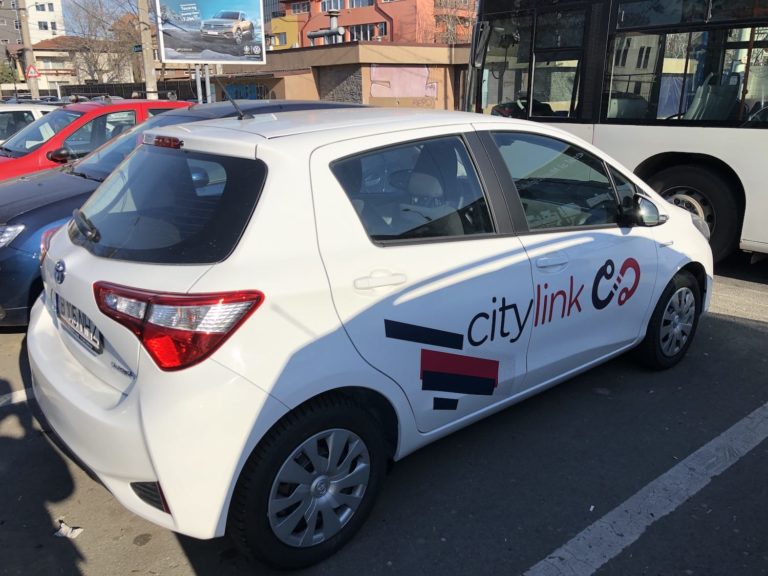 Am testat Citylink - cel mai nou serviciu de car sharing din București