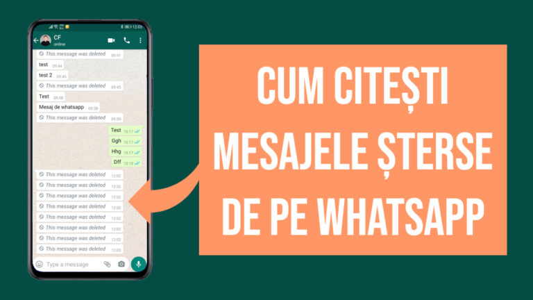 cum citesti mesajele sterse de pe whatsapp
