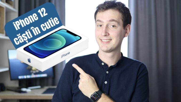 iphone 12 casti in cutie