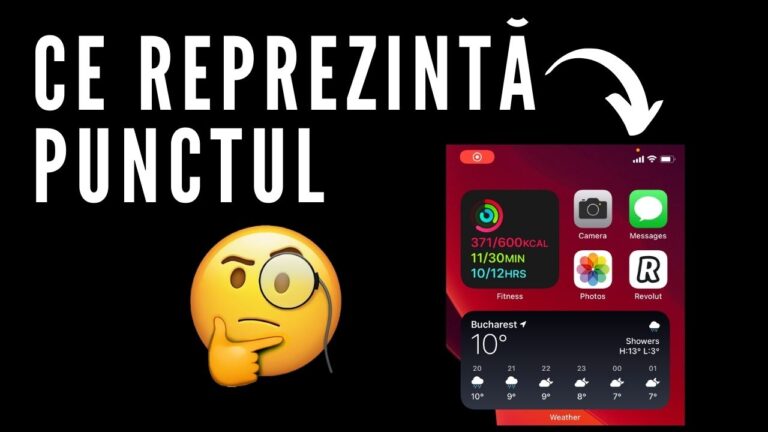 iPhone: Ce reprezintă punctul portocaliu și cel verde de pe ecran