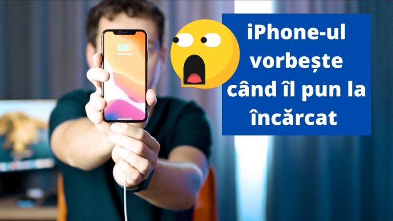 iPhone-ul vorbeste cand il pun la incarcat