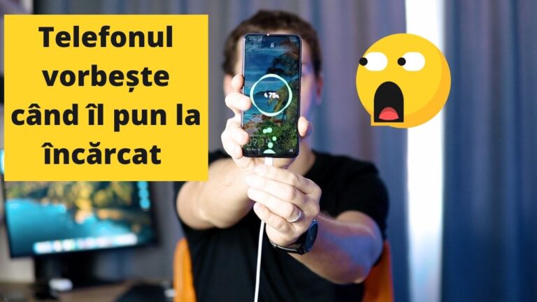telefonul vorbeste cand il pun la incarcat
