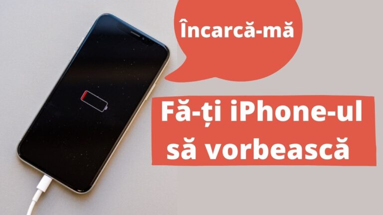Fă-ți iPhone-ul să vorbească. Cum faci să te anunțe că nu mai are baterie 5 | Cristian Florea Fa-ti iPhone-ul sa vorbeasca