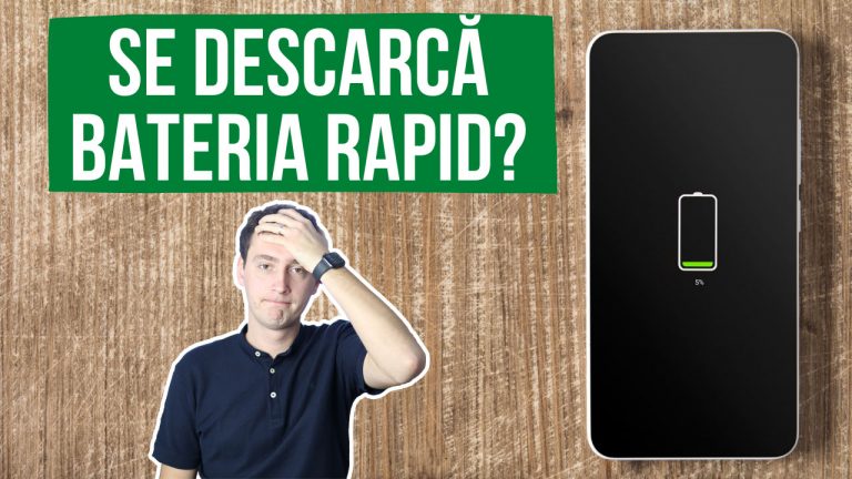 Se descarcă bateria rapid?