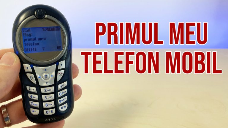 Am cumpărat din nou primul meu telefon mobil | Retro Review Motorola C115 12 | Cristian Florea