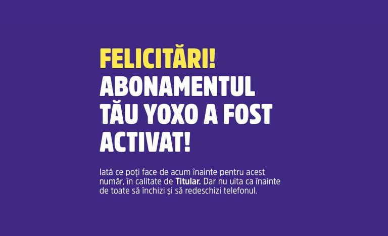 Cum mi-am activat YOXO în fix 5 minute - abonament de mobil 100% digital, flexibil și eco-friendly 22 | Cristian Florea