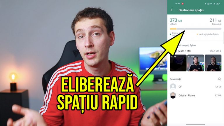 Cum eliberezi rapid spațiul pe care îl ocupă WhatsApp pe telefon 7 | Cristian Florea