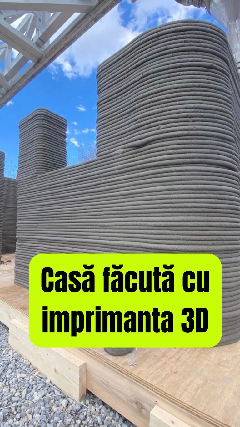 Case printate 3D: cum ar putea arăta șantierele viitorului 1 | Cristian Florea casele viitorului imprimate 3d